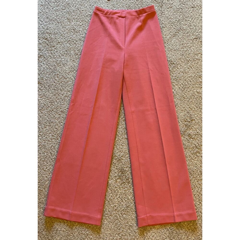 Vintage Womens 2-piece Set Button Shirt Pants Sz Small Classic 80s Travel Office - Picture 11 of 12